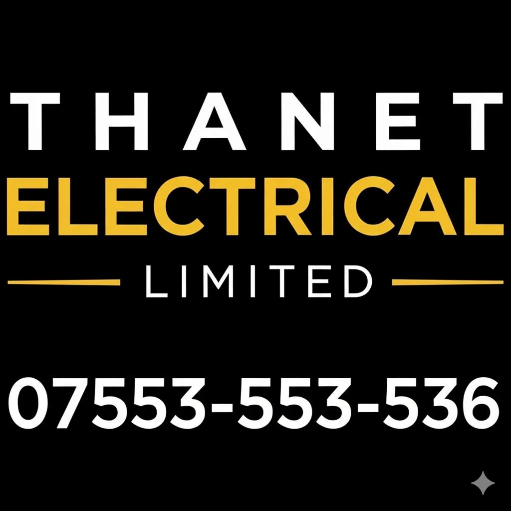 Thanet Electrical logo branding in Margate