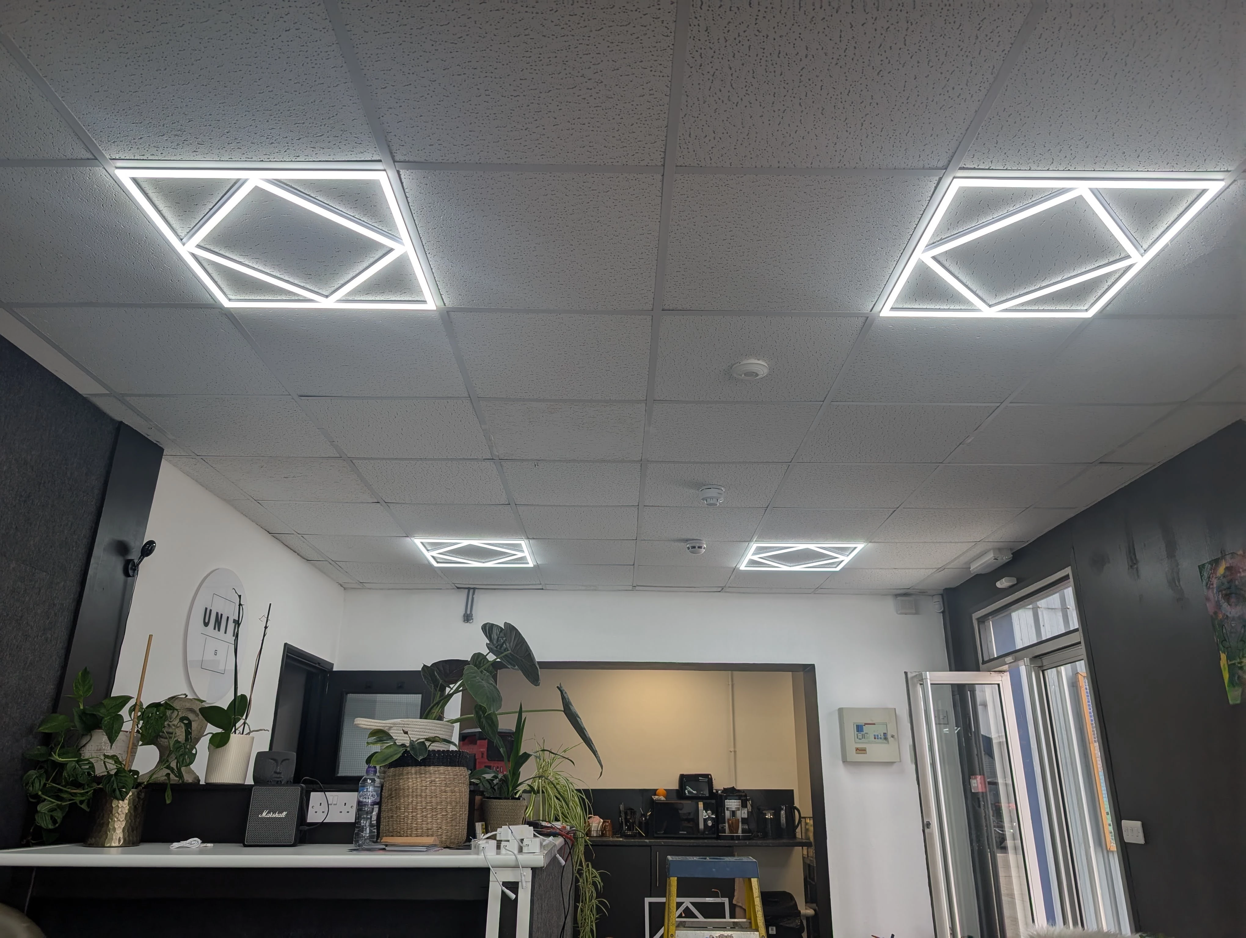 Commercial LED lighting installation in Thanet
