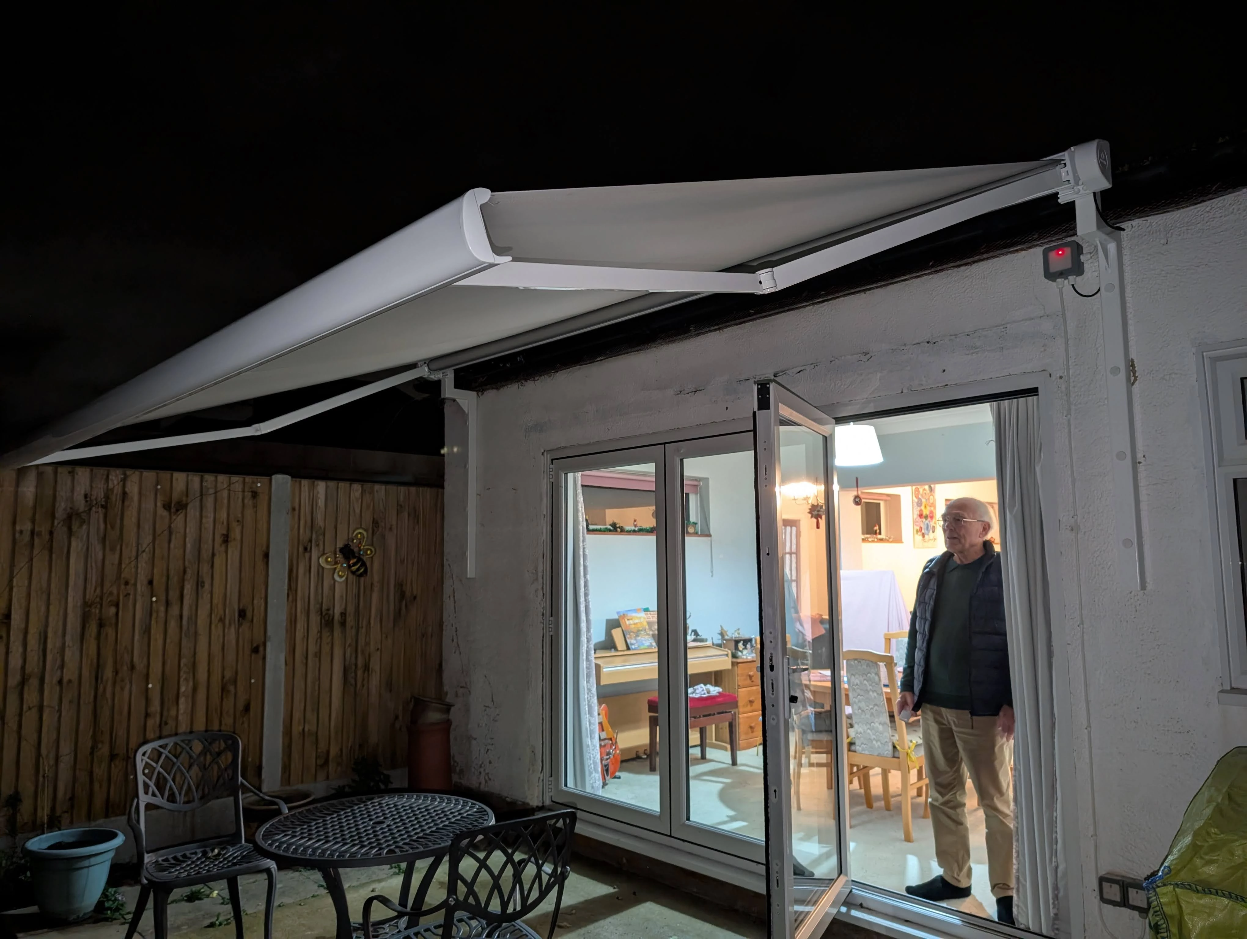 Power supply for motorised awning in Broadstairs